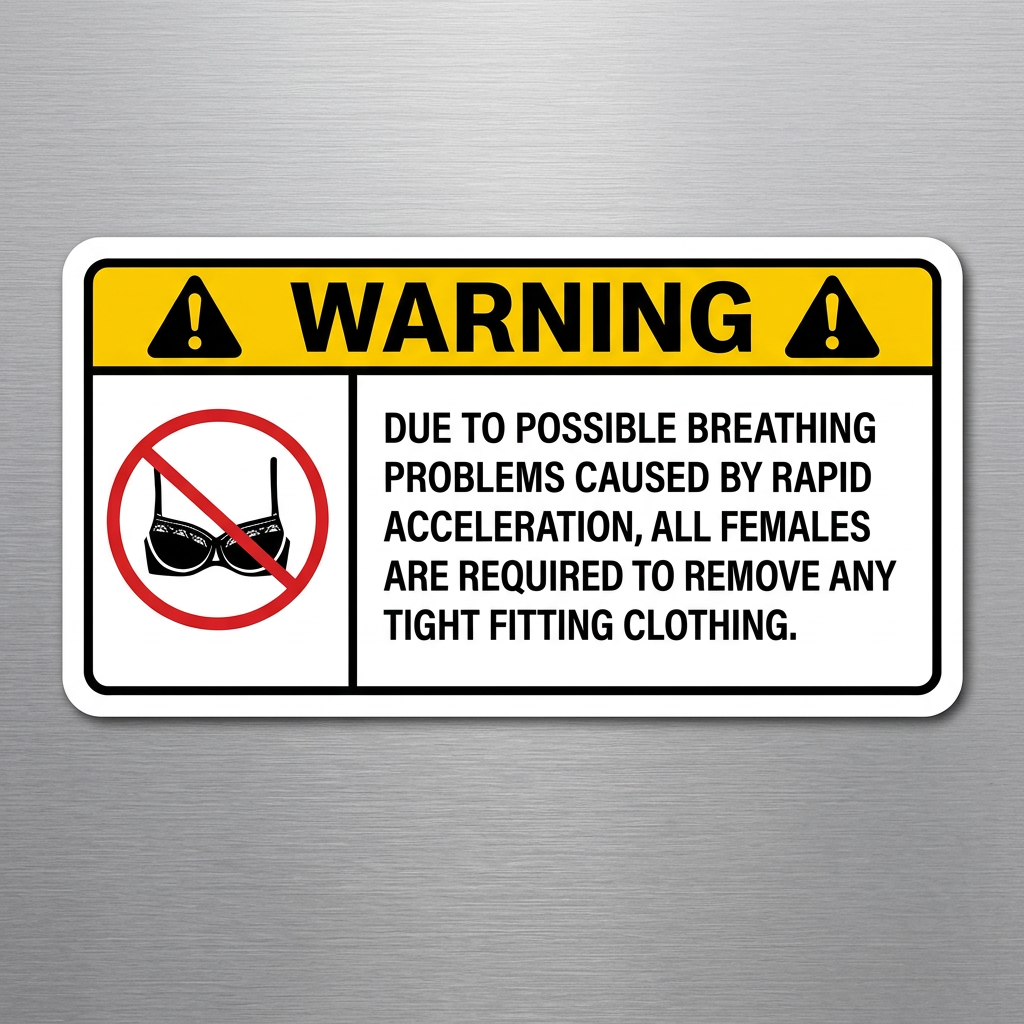 WARNING: Remove Tight Fitting Clothing
